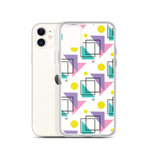 Memphis Colorful Pattern 02 iPhone® Phone Case