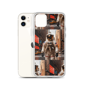 Astronout in the City iPhone Case