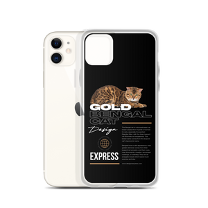 Gold Bengal Cat iPhone Case