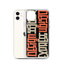 Design Express Typography iPhone Case