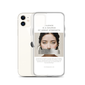 Silence Lao Tzu iPhone Case