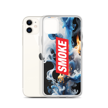 Blue Smoke Fire iPhone Case