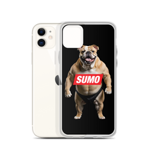 Sumo Bulldog Black iPhone Case