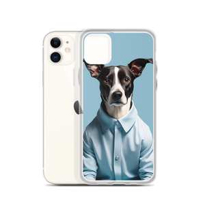 Sad Dog Blue iPhone Case