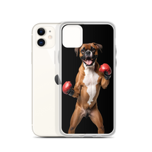 Boxer Boxing Black iPhone Case