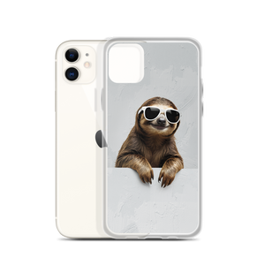 Cool Smiling Sloth iPhone Case