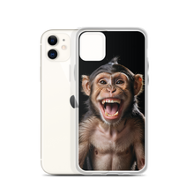 Happy Monkey Black iPhone Case