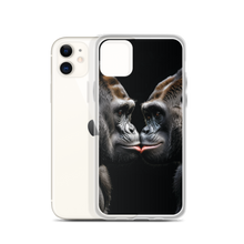 Gorilla Kissing iPhone Case