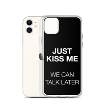 Just Kiss Me (Funny) iPhone Case