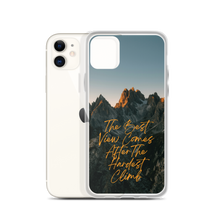 The Best View Comes iPhone Case