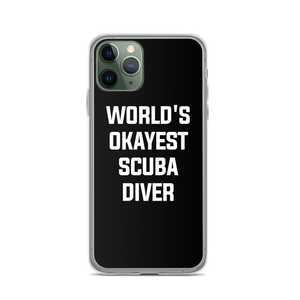 World's Okayest Scuba Diver Clear Case for iPhone®