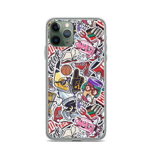 Street Art College Pattern iPhone Case