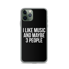 I Like Music and Maybe 3 People iPhone Phone Case