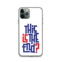 IS/THIS IS THE END? Navy Red iPhone Phone Case