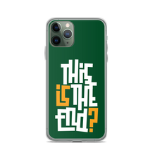 IS/THIS IS THE END? Forest Green iPhone Phone Case