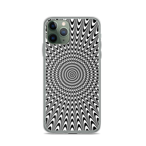 Vertigo Optical Illusion Background iPhone® Phone Case