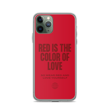 Red is the color of love iPhone® Phone Case