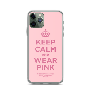 Keep Calm and Wear Pink iPhone® Phone Case