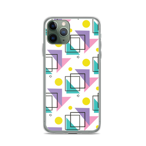 Memphis Colorful Pattern 02 iPhone® Phone Case