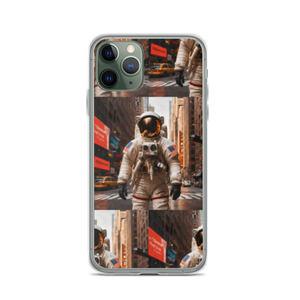 Astronout in the City iPhone Case