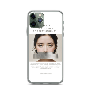 Silence Lao Tzu iPhone Case