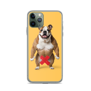 Bulldog X-Tape Yellow iPhone Case