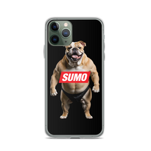 Sumo Bulldog Black iPhone Case