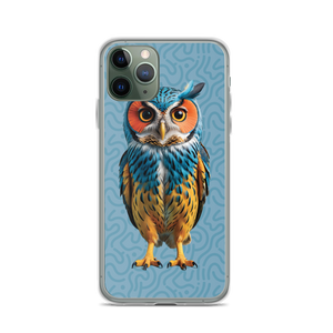 Blue Owl iPhone Case