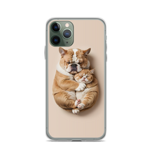 Cute Baby Cat and Dog Sleep iPhone Case