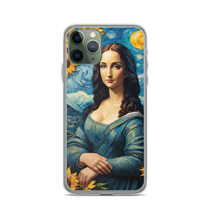 Monalisa Painting in Van Gogh Style iPhone Case