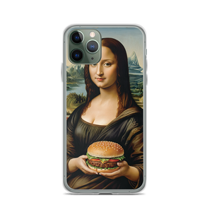 Monalisa Burger iPhone Case