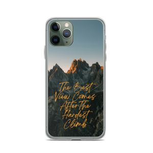 The Best View Comes iPhone Case