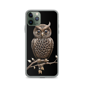 Owl Copper Art iPhone Case