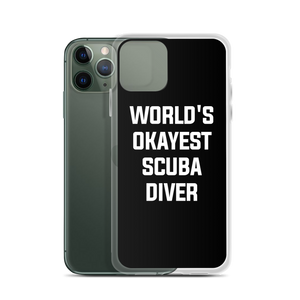 World's Okayest Scuba Diver Clear Case for iPhone®