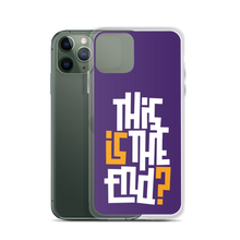 IS/THIS IS THE END? Purple Yellow Reverse iPhone Phone Case