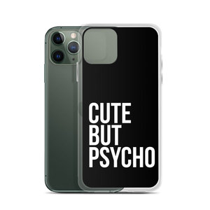 Cute But Psycho iPhone® Black Phone Case