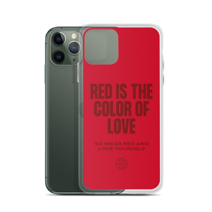 Red is the color of love iPhone® Phone Case