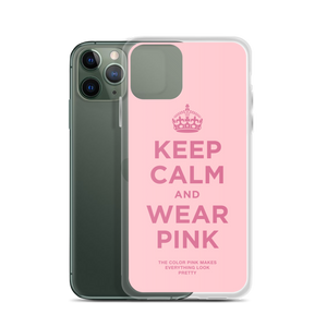 Keep Calm and Wear Pink iPhone® Phone Case