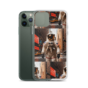 Astronout in the City iPhone Case