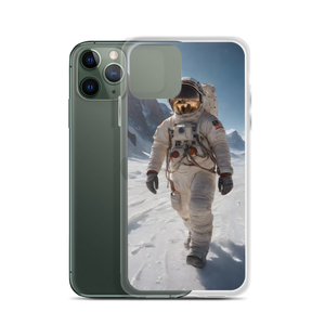 Astronaut Snow iPhone Case