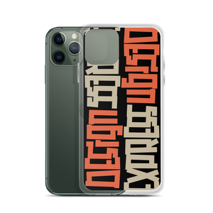 Design Express Typography iPhone Case