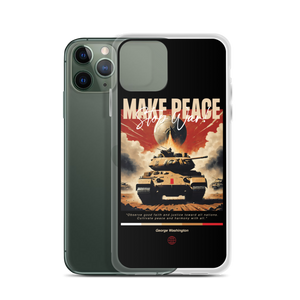 Make Peace Stop War Tank iPhone Case