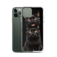 Two Black Cats Follows iPhone Case