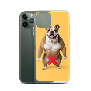 Bulldog X-Tape Yellow iPhone Case