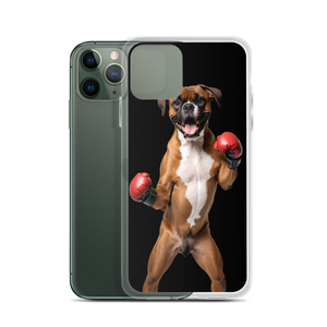 Boxer Boxing Black iPhone Case