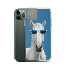 Cool Blue Horse iPhone Case