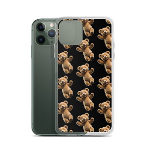 Happy Teddy Bear Pattern iPhone Case