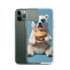 Polar Bear and Burger iPhone Case