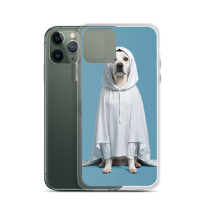 Dog in Ghost Costume iPhone Case