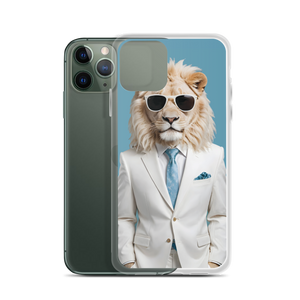 Funky White Lion iPhone Case